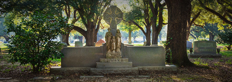 Beautiful Headstone at Roselawn Memorial Park