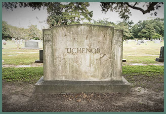 Dr. George Tichenor's Gravesite at Roselawn Memorial Park